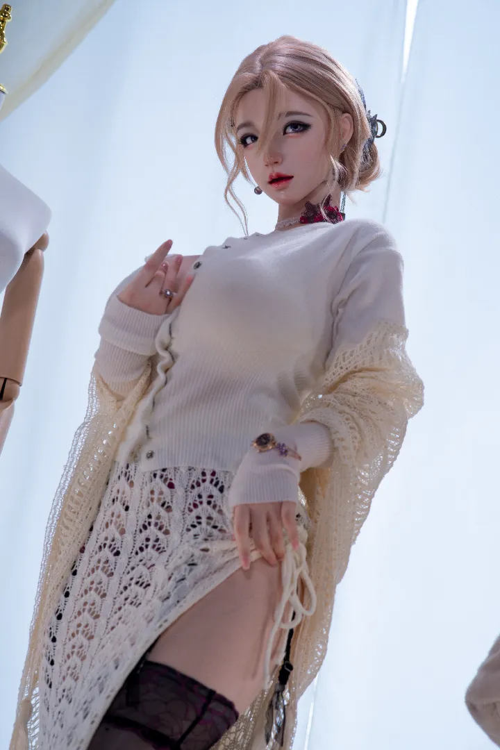 162cm (5ft4) E cup real skin texture silicone Sex Doll Enshio, ROS Head 126B